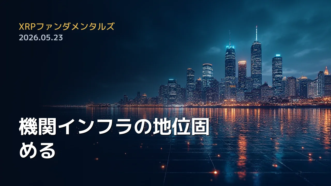 XRPファンダメンタルズ 2026年5月23日