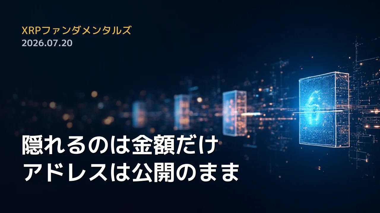 XRPファンダメンタルズ 2026年7月20日