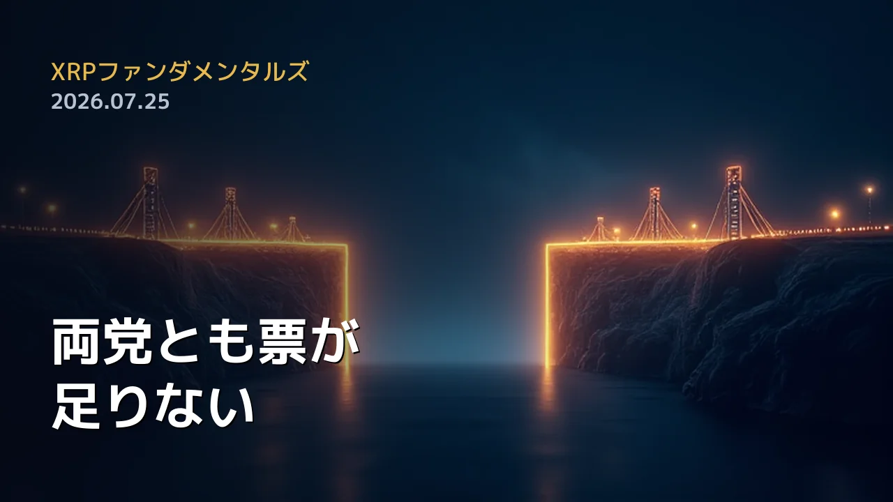 XRPファンダメンタルズ 2026年7月25日